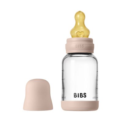 BIBS Fles - Slow Flow - 120 ml - Glas/Latex