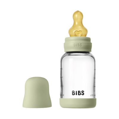 BIBS Fles - Slow Flow - 120 ml - Glas/Latex