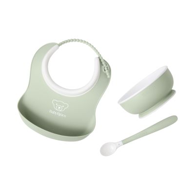 BabyBjörn Servies 3-Delig - Pastelgroen 
