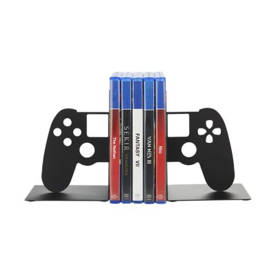 Balvi Joypad Boekensteun – Metaal – Zwart 