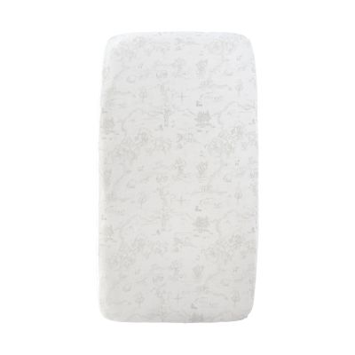 Bamboom Boomy&#039;s World Hoeslaken Ledikant - 60 x 120 cm - Oyster Grey