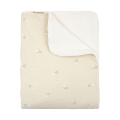 Bamboom Ledikantdeken - Jersey Print - Fishes