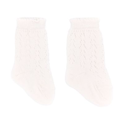 Bamboom Sokjes Gebreid - Creme