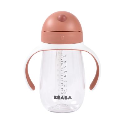 Beaba Rietjesbeker – 300 ml – Terracotta