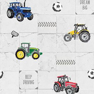 Behangexppresse Abby and Bryan Behang - Tily Tractor - INK7239