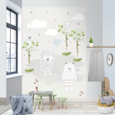 Behangexppresse Kay and Liv Behang - Bears And Lions - INK7011