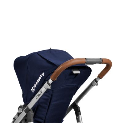 UPPAbaby Cruz Leren Handle Bar Cover - Bruin