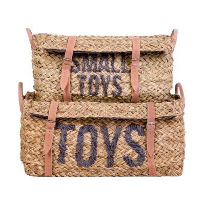 Childhome Rattan Opbergmanden – 2 Stuks 