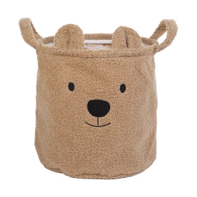Childhome Teddy Opbergmand – 30 x 30 cm – Bruin 
