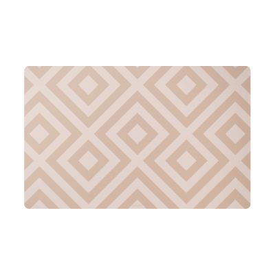 Eeveve Bureau Mat - Modern Blocks - Desert Sand