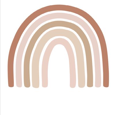 Estahome Regenboog Fotobehang  - 1,5 x 2,79 m - Vergrijsd Groen / Okergeel / Beige