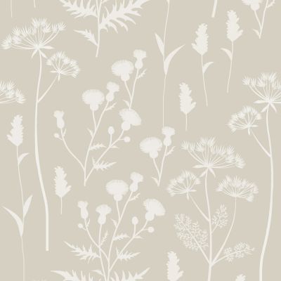 Estahome Veldbloemen Fotobehang  - 1,5 x 2,79 m - Zand / Beige