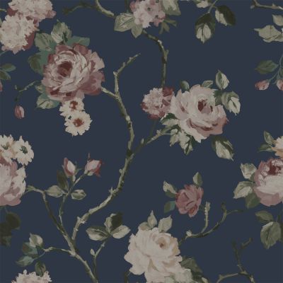 Estahome Vintage Bloemen Behang III - 0,53 x 10,05 m