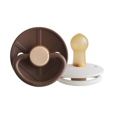 FRIGG Little Viking Fopspeen - 2 stuks - Cocoa/Cream