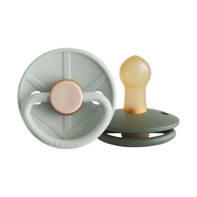 FRIGG Little Viking Fopspeen - 2 stuks - Sage/Olive