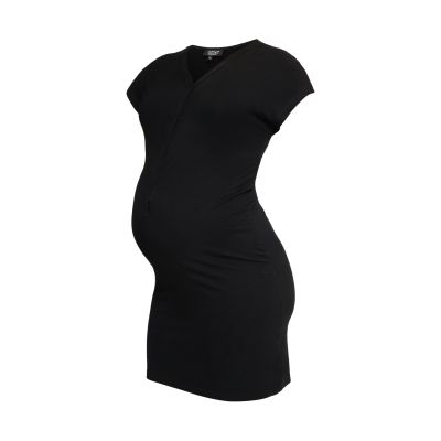 Het Bevallingsjurkje Bamboo - Black