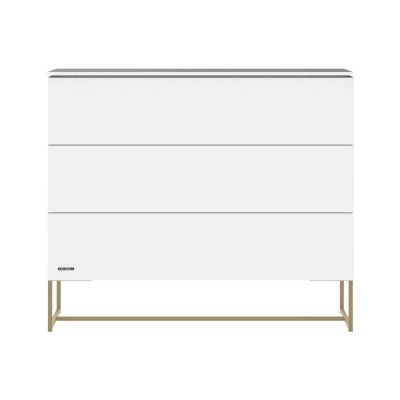 Kidsmill Intense II Commode - Wit / Patinated Brass