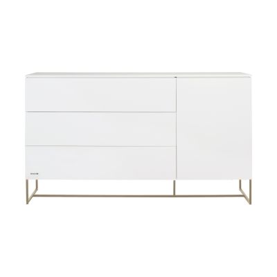 Kidsmill Intense II Commode XL - Wit / Patinated Brass