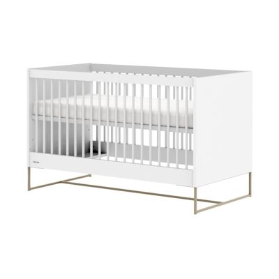 Kidsmill Intense II Ledikant 70 x 140 - Wit / Patinated Brass