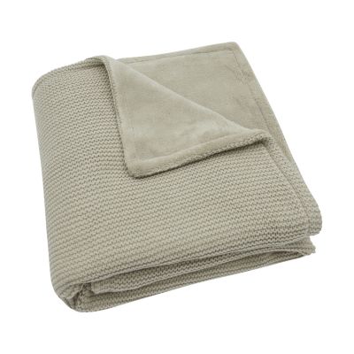 Jollein Basic Knit Ledikantdeken - Fleece