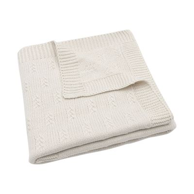 Jollein Grain Knit Wiegdeken - Oatmeal