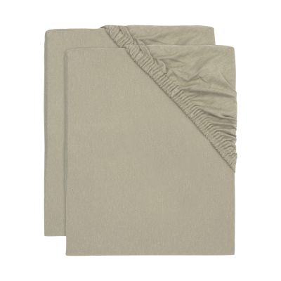 Jollein Jersey Hoeslaken - 60 x 120 cm - 2 Stuks