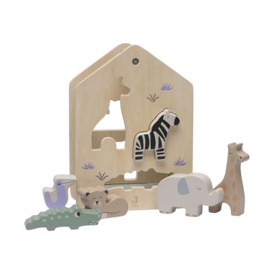 Jollein Jungle Jambo Vormenstoof - Hout