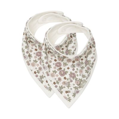 Jollein Retro Flowers Bandana Slab - 2 Stuks