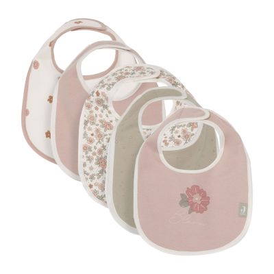 Jollein Retro Flowers Slab - 5 Stuks