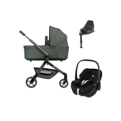 Joolz Hub Kinderwagen | Pebble 360 Autostoeltje | FamilyFix 360