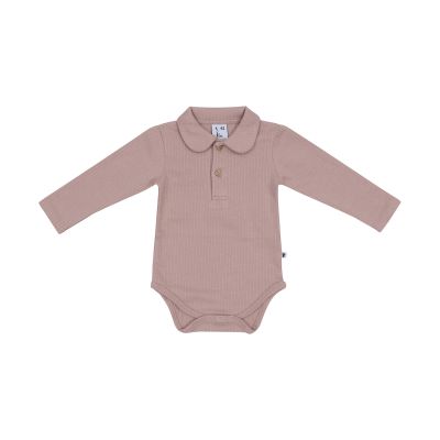 Klein Baby Polo Romper Rib - Fawn