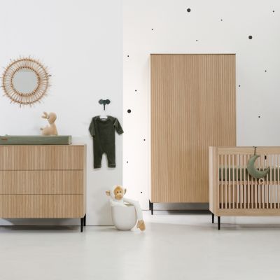 Kidsmill Levi Babykamer Incl. Ronde Potenset Eiken