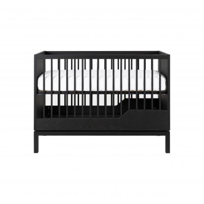 Kidsmill Savi Babybed 70 x 140 cm Met Juniorzijde - Zwart Eiken