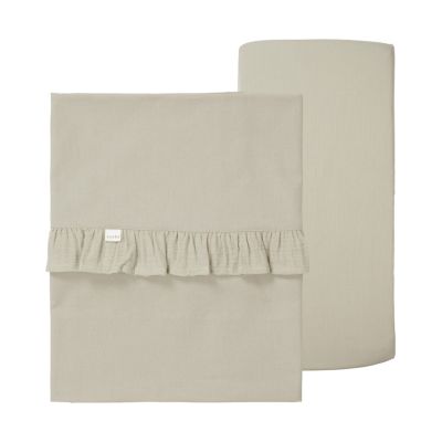Koeka Faro Ruffle Set Wieg - Laken En Hoeslaken