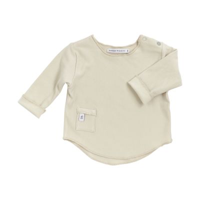 Bamboom T-shirt Lange Mouw - Light Khaki