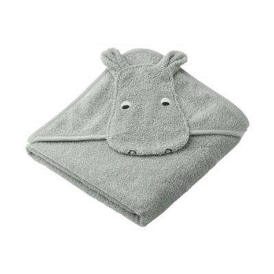 Liewood Badcape - Albert Hippo - Dove Blue