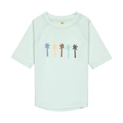 Lässig UV-shirt Korte Mouw - Palms Sea Foam
