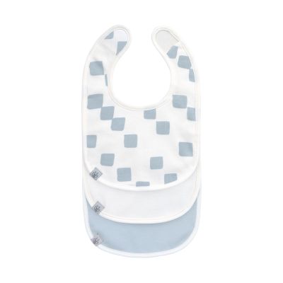 Laessig Slabbetje Newborn 3 Stuks - Happy Fruits - Light Blue