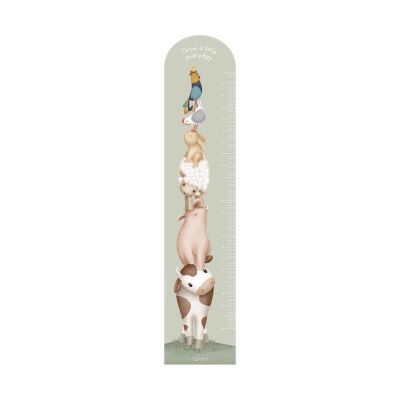Little Dutch Muursticker Groeimeter - Little Farm