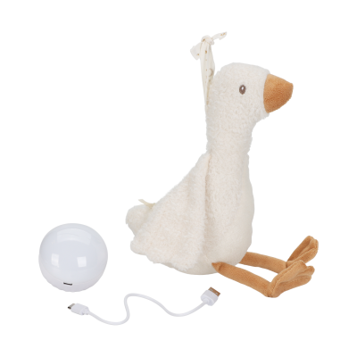 Little Dutch Newborn Knuffelgans Licht &amp; Geluid
