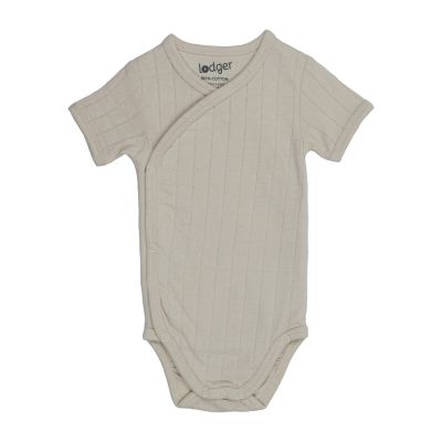 Lodger Solid Overslagromper Korte Mouw - Birch