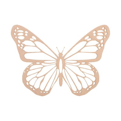 Casa Sentir Vlinder Monarch Wanddecoratie - Small - Naturel