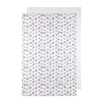 Meyco Animal / Uni Ledikantlaken - 100 x 150 cm - 2 Stuks - White