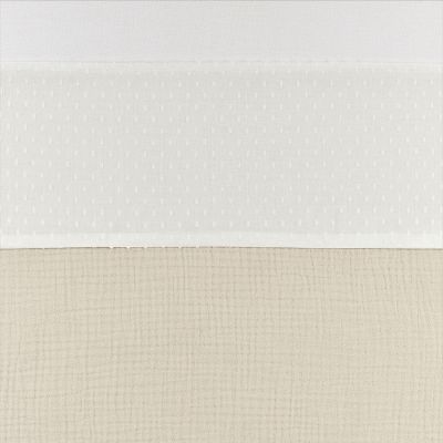 Meyco Baby Plume Ledikantlaken - 100 x 150 cm - Offwhite 