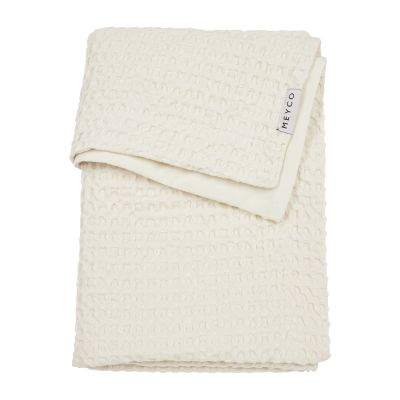 Meyco Baby Waffle Ledikantdeken - 100 x 150 cm - Naturel