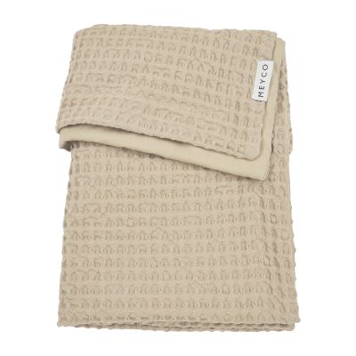 Meyco Baby Waffle Wiegdeken - 75 x 100 cm - Sand
