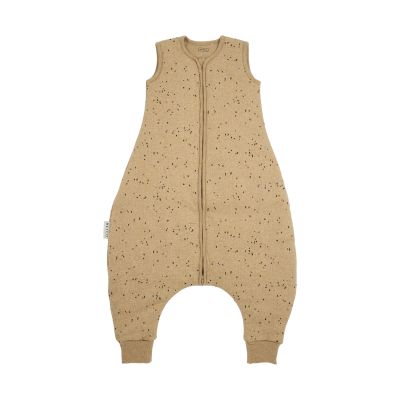 Meyco Rib Mini Spot Jumper Slaapzak - Winter - Toffee Melange