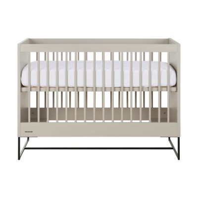 Kidsmill Intense II Babybed Oatmeal - Zwart - 60 x 120 cm