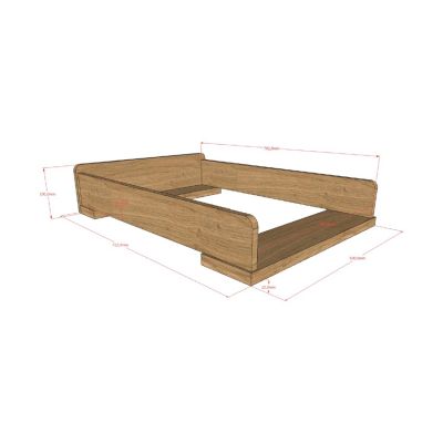 Vipack Sam Opzet Commode - Eik