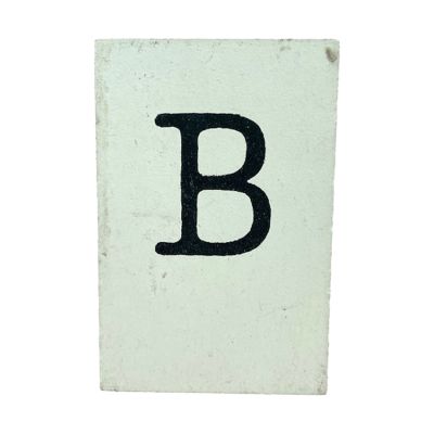 CottonCounts Letter B - Wit
